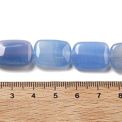 Natural Banded Agate Beads Strands&nbsp;G-K392-B06-13x18mm