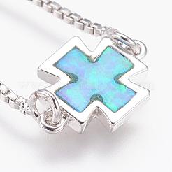Long-Lasting Plated Adjustable Brass Slider Bracelets&nbsp;LS-BJEW-P165-02A