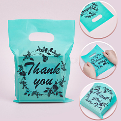 100Pcs Thank You Printed Eco-Friendly Reusable Bags&nbsp;ABAG-SP0001-61A-C