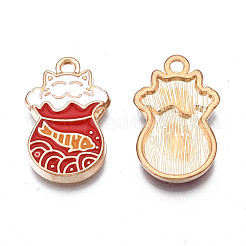 Alloy Enamel Pendants&nbsp;PALLOY-N160-023