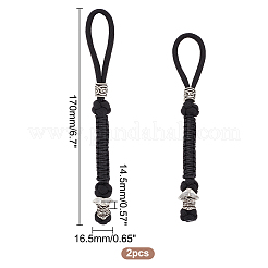 Handmade Nylon Parachute Cord for Men&nbsp;HJEW-WH0043-66AS-02