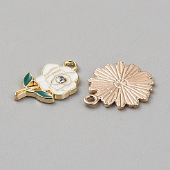 30Pcs 15 Styles Alloy Enamel Pendants&nbsp;ENAM-WH0057-83A