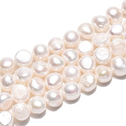 Natural Cultured Freshwater Pearl Beads Strands&nbsp;PEAR-N027-05B