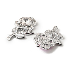UV Plating Alloy Rhinestone Pendants&nbsp;FIND-A054-02S