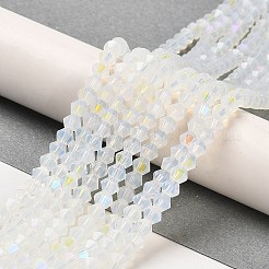 Imitation Jade Electroplate Glass Beads Strands&nbsp;EGLA-A039-J6mm-L05