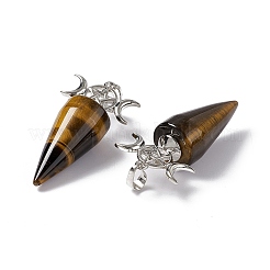 Natural & Synthetic Mixed Gemstone Pendants&nbsp;G-P484-02P