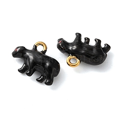304 Stainless Steel Enamel Pendants&nbsp;SA-L002-05G