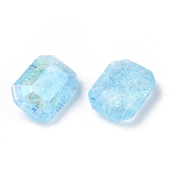 Crackle Moonlight Style Glass Rhinestone Cabochons&nbsp;RGLA-J018-A-IO