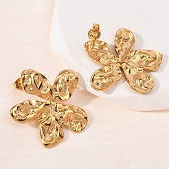 Valentine's Day 304 Stainless Steel Stud Earrings&nbsp;LS-EJEW-C184-01A-G