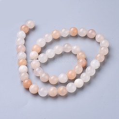 Natural Pink Aventurine Beads Strand&nbsp;X-G-P397-01