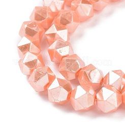 Glass Pearl Beads Strands&nbsp;GLAA-F122-03G
