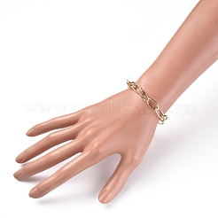 Unisex Aluminium Paperclip Chain Bracelets&nbsp;BJEW-JB05071