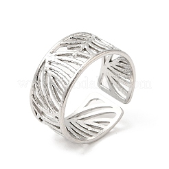 304 Stainless Steel Open Cuff Rings&nbsp;RJEW-K245-88P