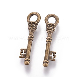Tibetan Style Alloy Pendants&nbsp;TIBEP-EA10909YKG-AB-FF