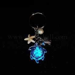 5Pcs Luminous Transparent Acrylic Keychains&nbsp;KEYC-JKC01358