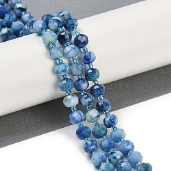 Natural Dyed White Jade Beads Strands&nbsp;G-H057-A22-03