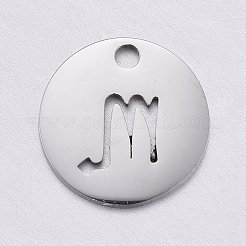 Non-Tarnish 304 Stainless Steel Charms&nbsp;STAS-F246-01I