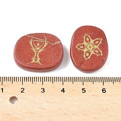 4Pcs 4 Styles Natural Red Jasper Display Decorations&nbsp;G-F786-02C-03