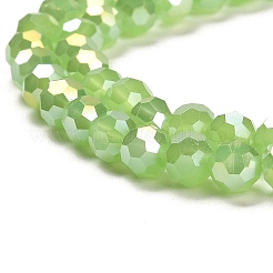 Imitation Jade Glass Beads Stands&nbsp;EGLA-A035-J6mm-B01
