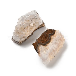 9Pcs Electroplate Natural Quartz Crystal Display Decorations&nbsp;G-H084-01C