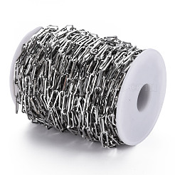 Tarnish Resistant 304 Stainless Steel Paperclip Chains&nbsp;CHS-S008-010P