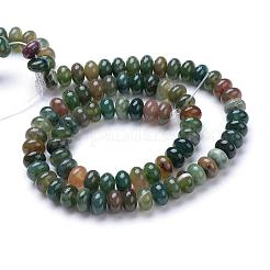 Natural Indian Agate Bead Strands&nbsp;G-R408-5x8-16