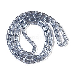 Electroplate Glass Beads Strands&nbsp;GLAA-Q101-02A-PL05