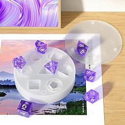 DIY Polyhedral Game Dice Silicone Molds&nbsp;PW-WG25879-01