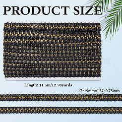 Polyester Lace Trim&nbsp;OCOR-WH0109-356B