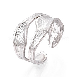 304 Stainless Steel Cuff Ring&nbsp;X-RJEW-N038-112P