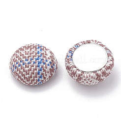 Handmade Cloth Fabric Covered Cabochons&nbsp;WOVE-Q071-06A-06