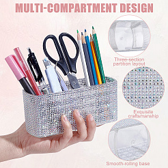 3-Section Plastic Rhinestone Storage Boxes&nbsp;AJEW-WH0752-784A
