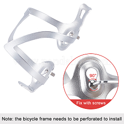 Aluminum Alloy Bicycle Drink Water Bottle Cup Holder Cage&nbsp;AJEW-WH0143-30A