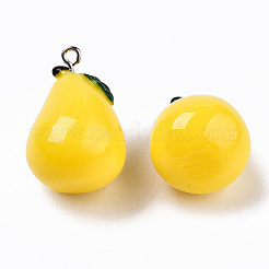 Opaque Resin Pendants&nbsp;RESI-T028-74