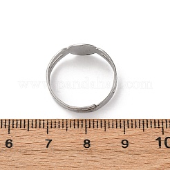 316L Surgical Stainless Steel  Ring Components&nbsp;STAS-C125-02P