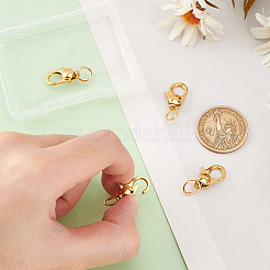 4Pcs 304 Stainless Steel Swivel Lobster Claw Clasps&nbsp;STAS-PH0005-35