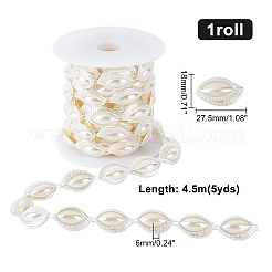 Plastic Imitation Pearl Chains&nbsp;DIY-WH0223-58