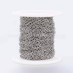 Tarnish Resistant Handmade 304 Stainless Steel Rolo Chains&nbsp;CHS-H007-58P