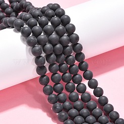 Dyed & Heated Natural Black Agate Beads Strands&nbsp;G-H1617