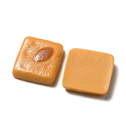 Opaque Resin Biscuits Cabochons&nbsp;RESI-WH0035-41D