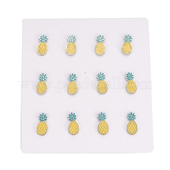 304 Stainless Steel Enamel Stud Earrings&nbsp;EJEW-F234-04P