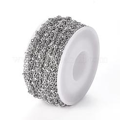 Tarnish Resistant 304 Stainless Steel Cable Chains&nbsp;CHS-H007-06P