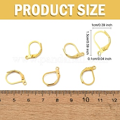 100Pcs Brass Leverback Earring Findings&nbsp;KK-YW0003-37AB