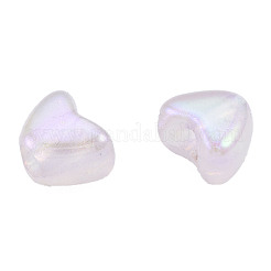 Rainbow Iridescent Plating Acrylic Beads&nbsp;OACR-N010-072