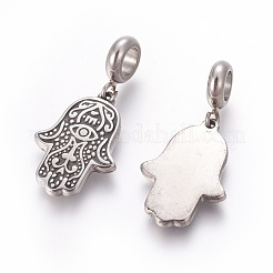 304 Stainless Steel Pendants&nbsp;STAS-E452-34AS