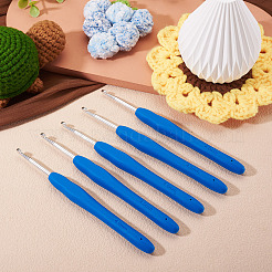 TPR Handle Aluminum Crochet Hook Needles&nbsp;TOOL-TA0001-13C