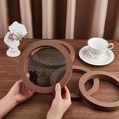 MDF Wooden Spacer Ring for Car Speaker&nbsp;AJEW-WH0304-15