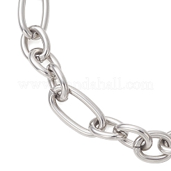 304 Stainless Steel Figaro Chain Bracelets for Women Men&nbsp;BJEW-JB13433