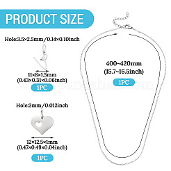 1Pc 304 Stainless Steel Cable Chain Necklaces&nbsp;NJEW-TA0001-24V