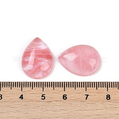 Cherry Quartz Glass Cabochons&nbsp;G-H094-01A-33
